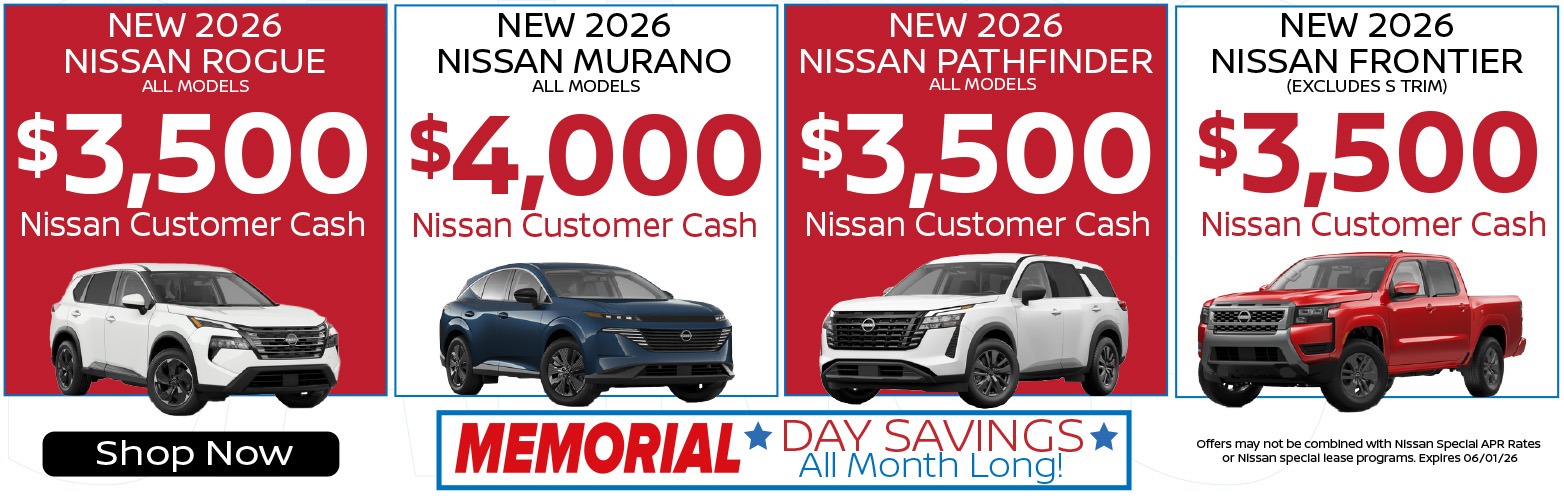 0526 Nissan Banner Customer Cash